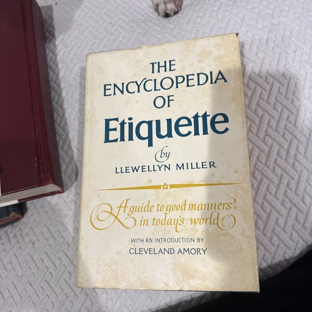 Vintage Encyclopedia Of Etiquette By Emily Holt 1920 Hardcover